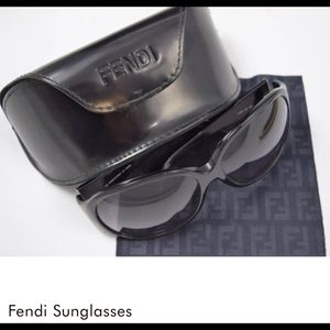 Vintage Fendi sunglasses w/dust cloth & case